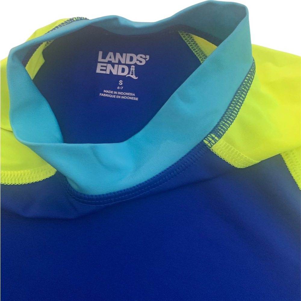 VGUC Lands End Boys Rash Guard 6/7 - Picture 2 of 2